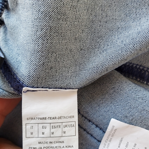 Calzedonia High Waisted Skinny Blue Denim Pants Jeans Sz M - Picture 9 of 9